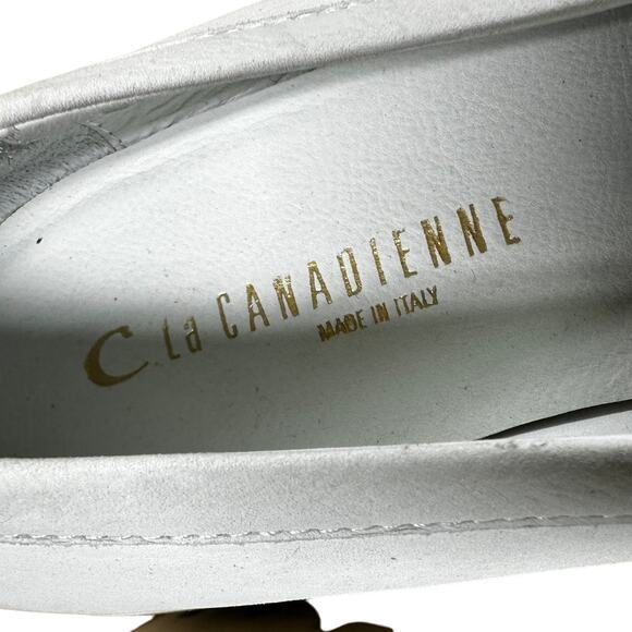 La Canadienne Buena Leather Loafer Gold Accents Women's Size 35 (US 5) GUC - Picture 6 of 8